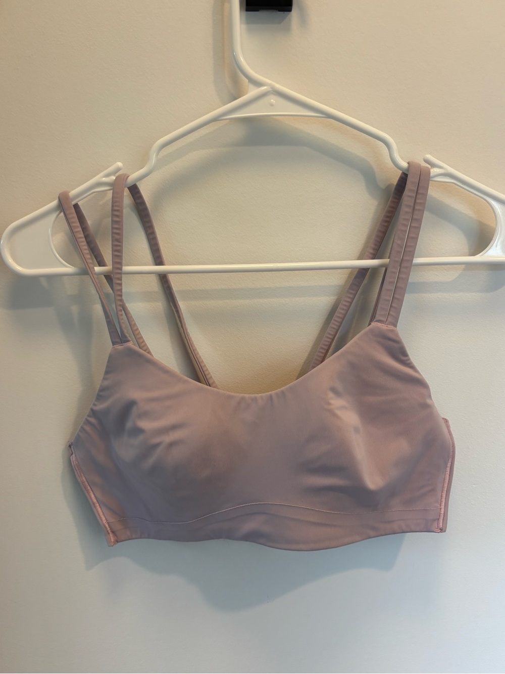 lululemon athletica like a cloud bra in pale pink